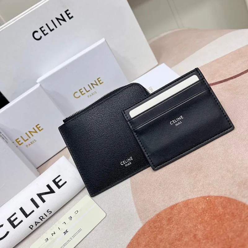 セリーヌ カードホルダー付き ジップパース 偽物 Cee04936