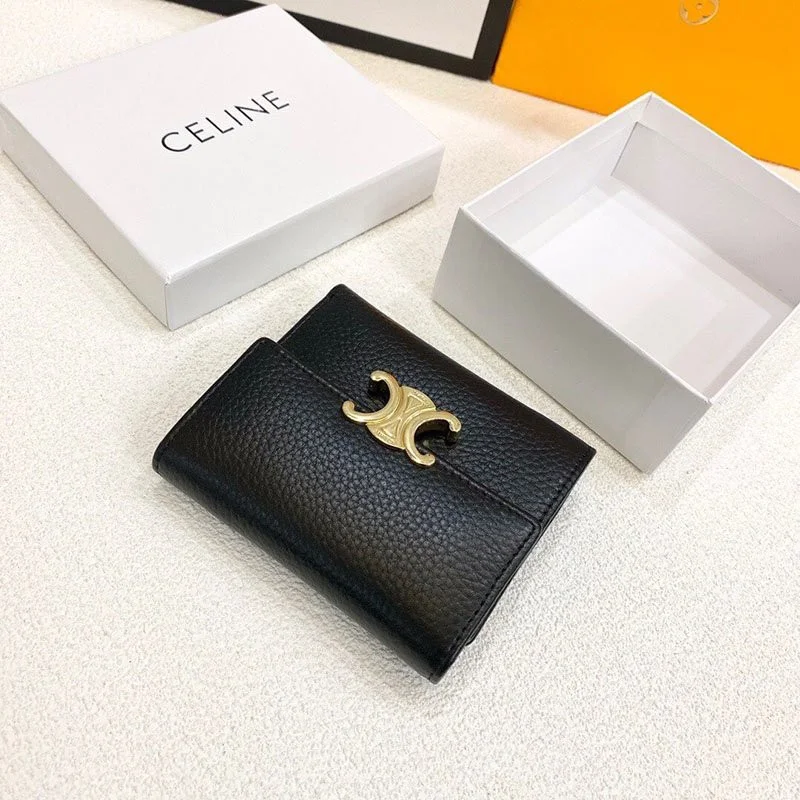 超話題!セリーヌ スモール トリオンフウォレット コピー シャイニー ペプル Cem00753