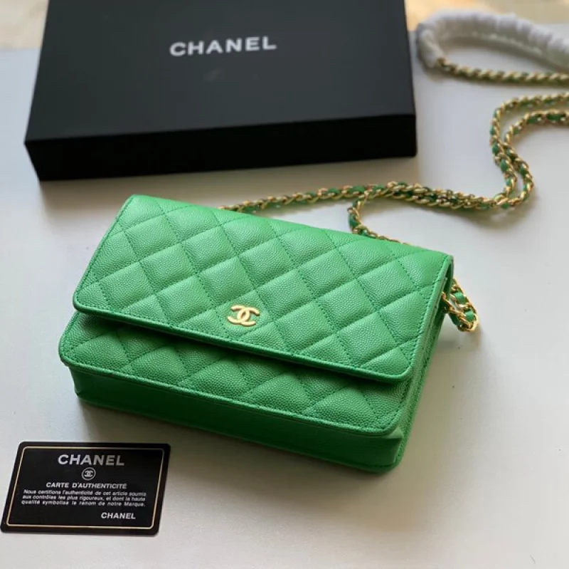 ヨンアさん愛用 シャネル WALLET チェーンウォレット 限定希少!A33814