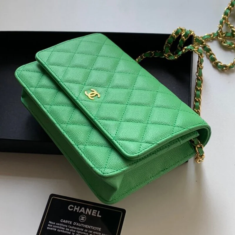 ヨンアさん愛用 シャネル WALLET チェーンウォレット 限定希少!A33814