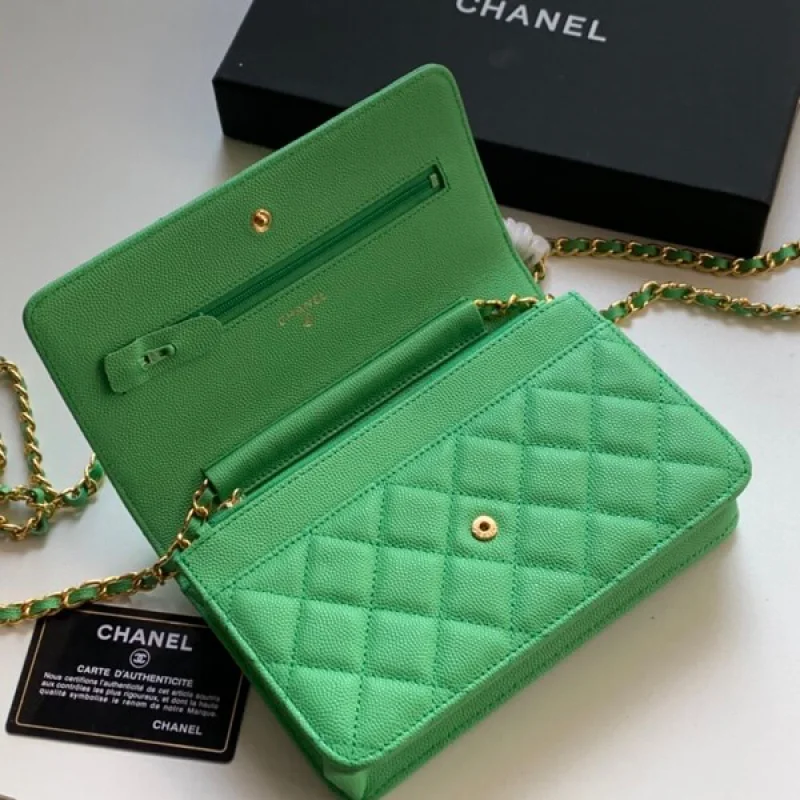 ヨンアさん愛用 シャネル WALLET チェーンウォレット 限定希少!A33814