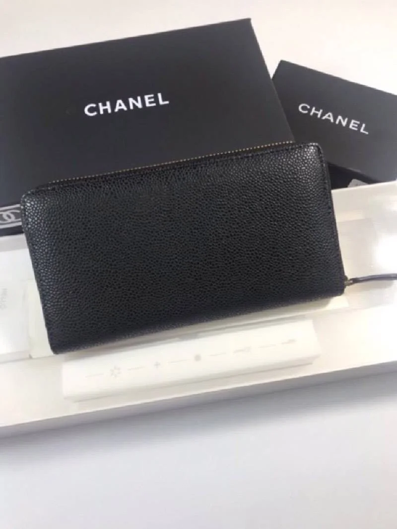 ☆人気☆シャネルスーパーコピー キャビアスキン 長財布 偽物キャメル A50071