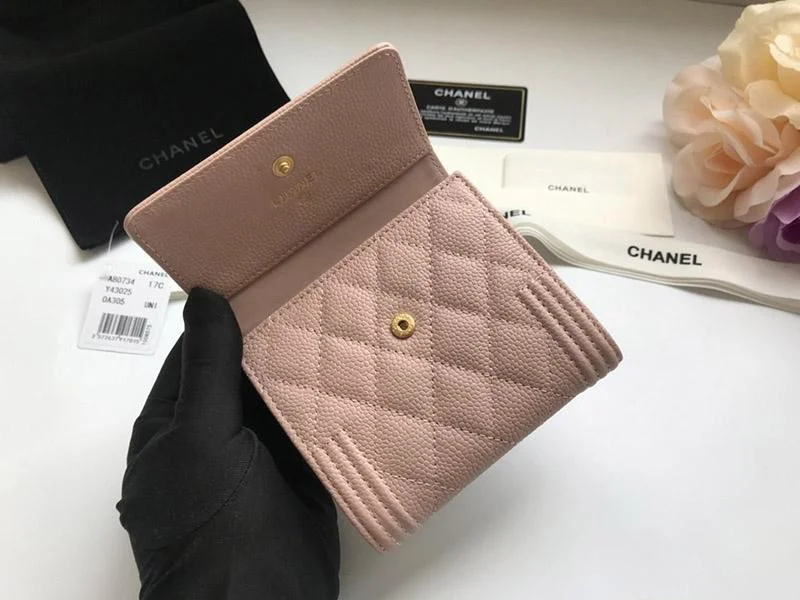《大人気》N級品いシャネル 三つ折 ウォレット コピー ボーイ シャネル shy12453