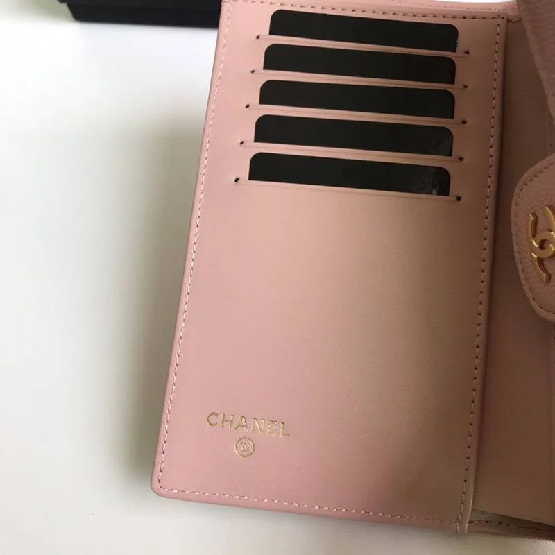 人気シャネル 折り財布 キャビアスキン最高級スーパーコピー A84341