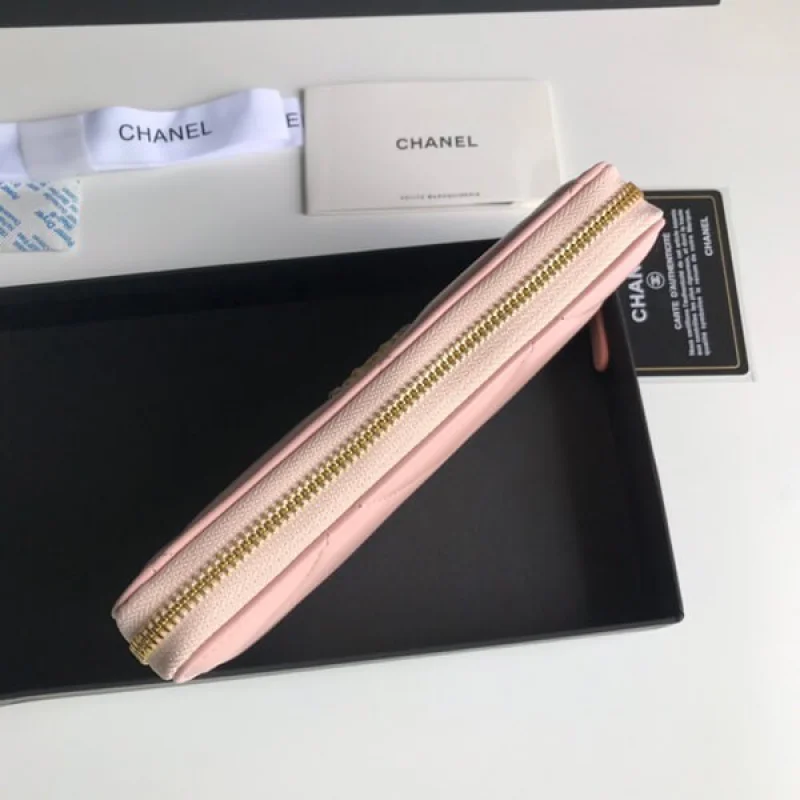 可愛い☆シャネル ナインティーン ジップ 長財布偽物N級品 AP1063B