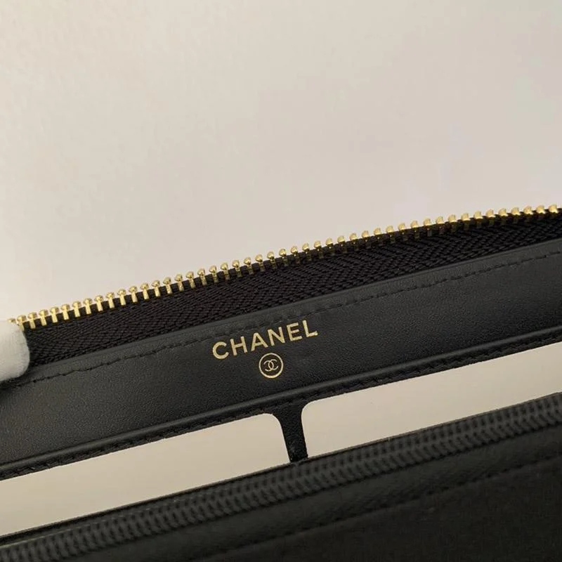シャネル ジップ コインパース 偽物N級品 キャビアスキン shb34882
