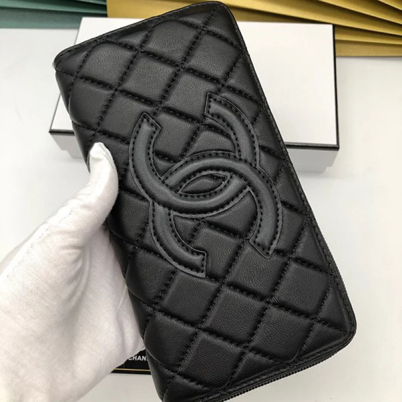 シャネル クラシック ロング ジップ ウォレット コピー shh22589
