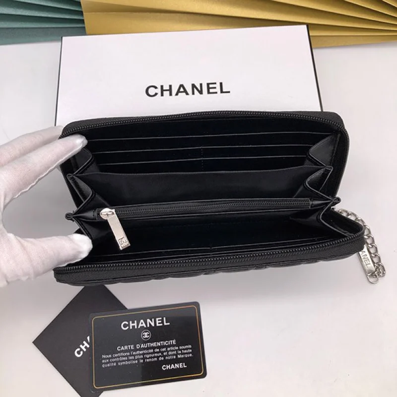 シャネル クラシック ロング ジップ ウォレット コピー shh22589