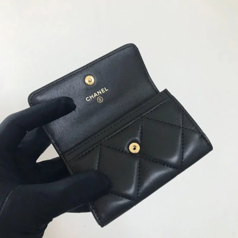 《大人気》 シャネル コインパース ブラック 偽物 shi94584
