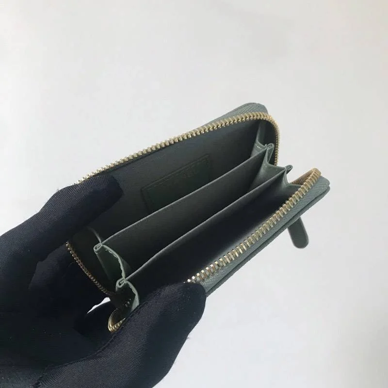 21-22AW シャネル ジップ コインパース 偽物 キャビアスキン shl24406