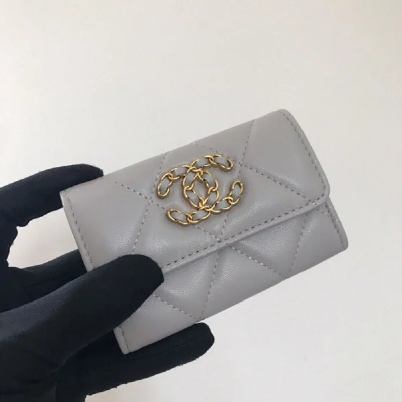 定番人気 シャネル ミニコインパース グレー 偽物 sho35547