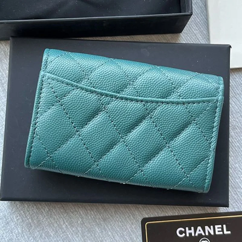 《大人気》シャネル ミニ財布 コピー キャビア ライトゴールド金具 shp64801
