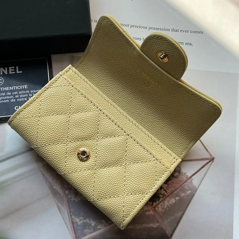 シャネル ミニ財布激安 スーパーコピー キャビア ライトゴールド金具 shm98300