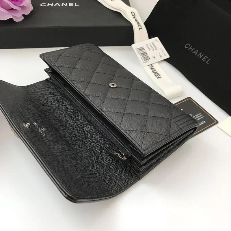 秋冬新作 シャネル 長財布 ボーイ シャネル コピー キャビアスキン shv51440