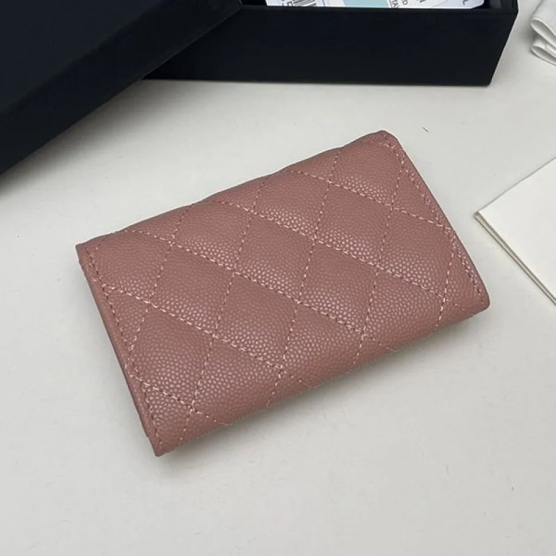 《大人気》シャネル ミニ財布 コピー キャビア ライトゴールド金具 shp64801