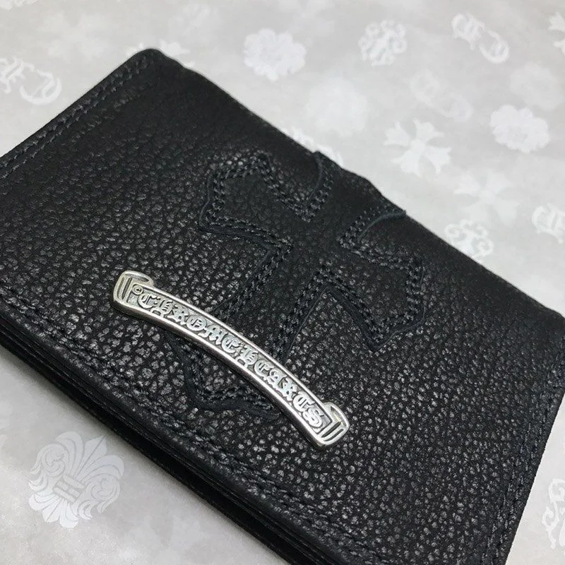 秋冬新作 クロムハーツ カードケース N級品コピーセメタリーレザーパッチ #2 名刺入れ Kuc76281