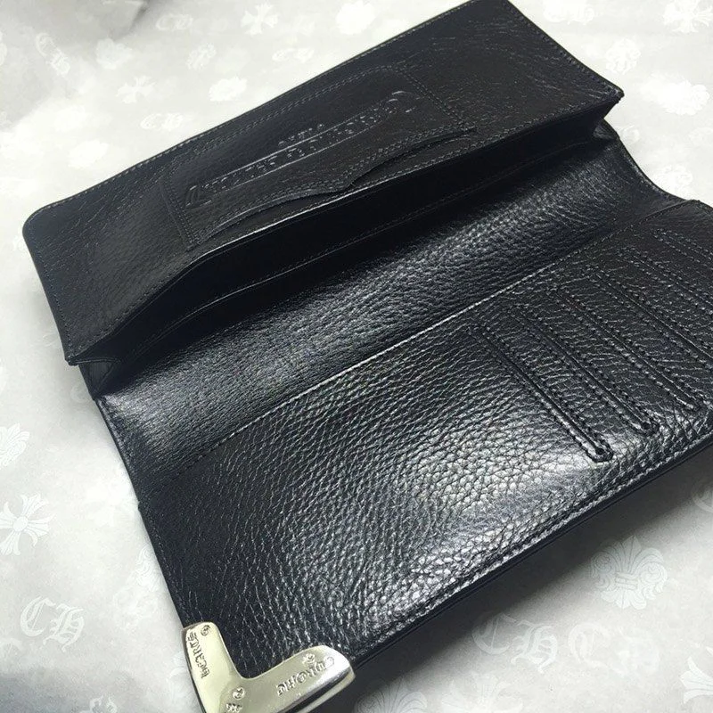 欲しい♡超限定♪ クロムハーツ 財布 偽物 シングル フォールド/ロングウォレット/長札入れ Kuj53236
