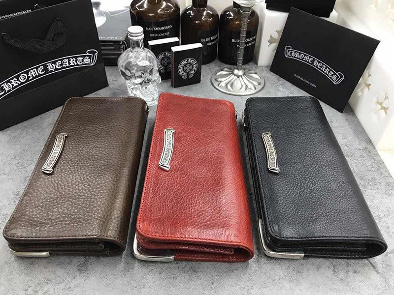 欲しい♡超限定♪ クロムハーツ 財布 偽物 シングル フォールド/ロングウォレット/長札入れ Kuj53236