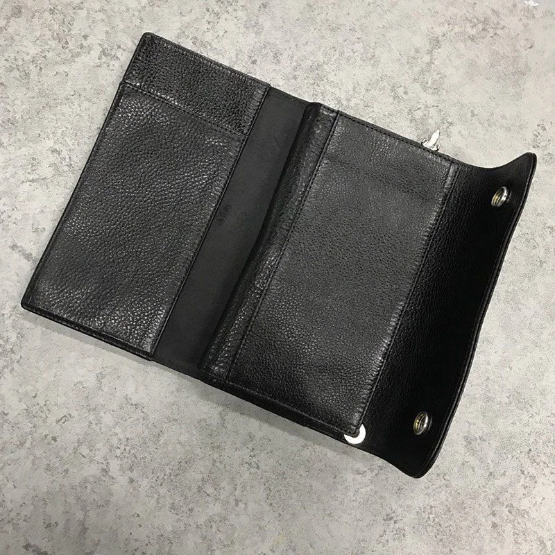 春もの新作 クロムハーツ 財布 偽物ウェーブ クロスボタン フラップ Kuq62041