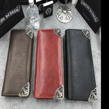 欲しい♡超限定♪ クロムハーツ 財布 偽物 シングル フォールド/ロングウォレット/長札入れ Kuj53236