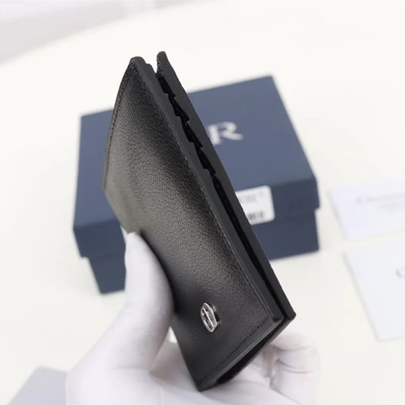 シンプル☆【ディオール】メンズ 折りたたみ財布 偽物 2ESBH027CDI_H00N