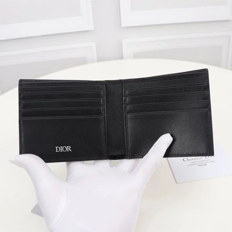 シンプル☆【ディオール】メンズ 折りたたみ財布 偽物 2ESBH027CDI_H00N