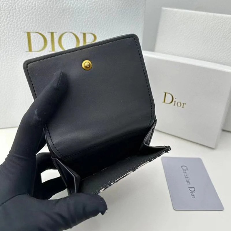 n級 おすすめ ディオール 30 MONTAIGNE コンパクトウォレット 100%実物写真!ded49843