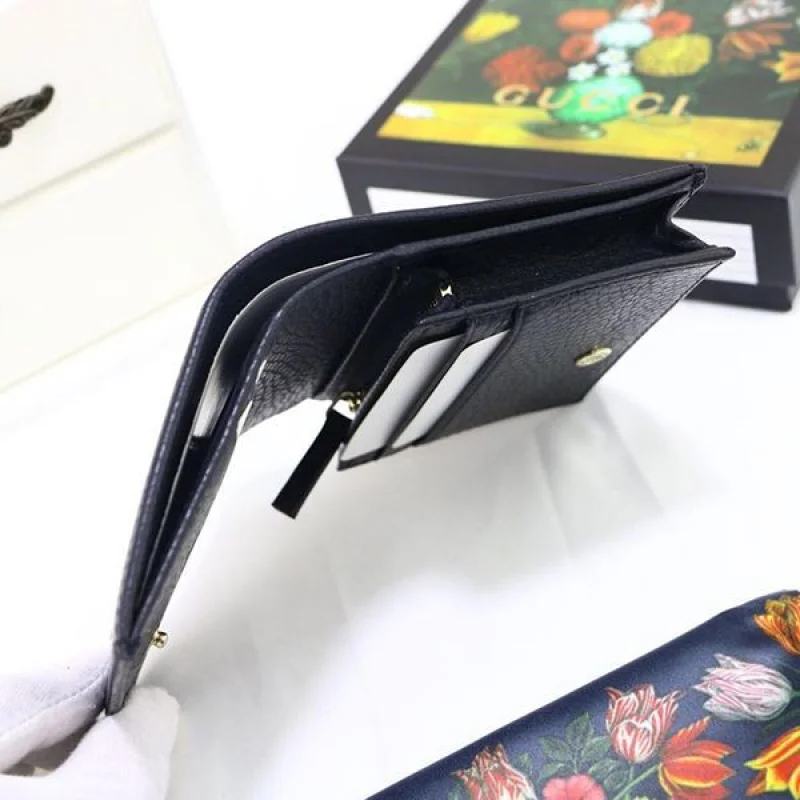 可愛いグッチ GGマーモント カードホルダー ウォレット コピー 456126