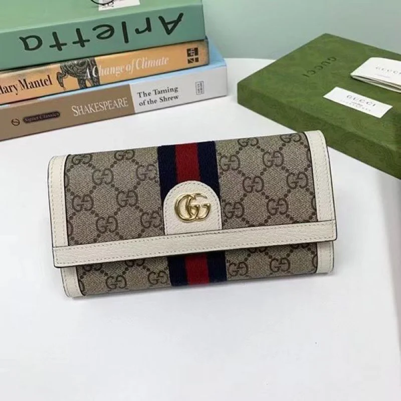 100%実物写真!グッチ オフィディア GG コンチネンタル長財布 コピー 52315396IWN4076