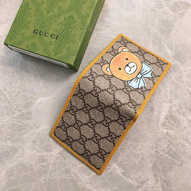 【グッチ】グッチ×KAIコラボ ミニ財布 コピー ベアプリント660159 2YOAG 8695