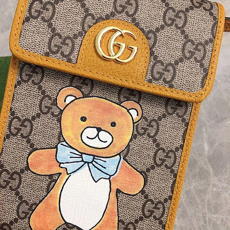大人気 限定コラボ★KAI x グッチ テディベア ミニバッグコピー 660161 2YMAG 8695