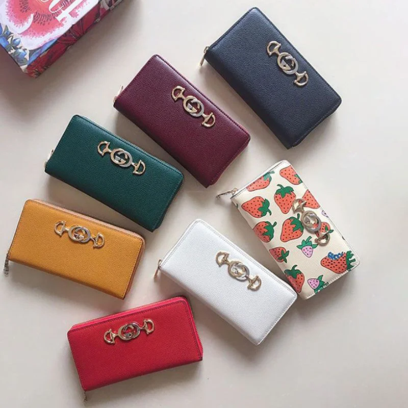〔グッチ ズゥミ〕レザー ジップアラウンドウォレットコピーgg21082708