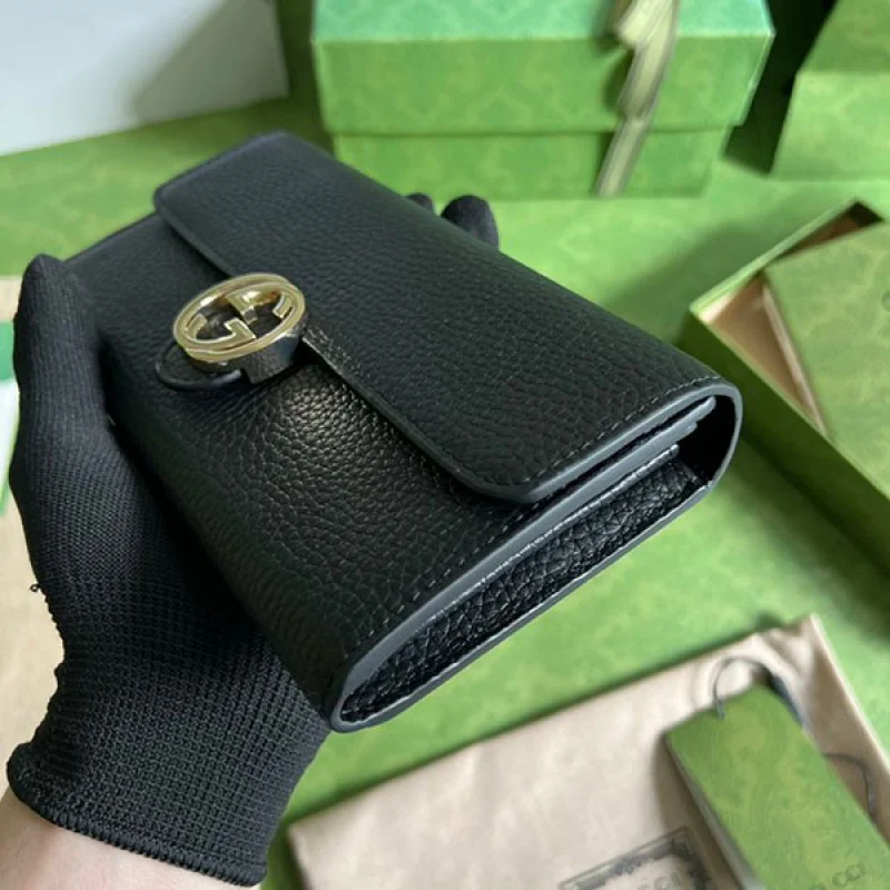 グッチ シマレザー 長財布 コピー ブラック 615524 ギフトに gud20211