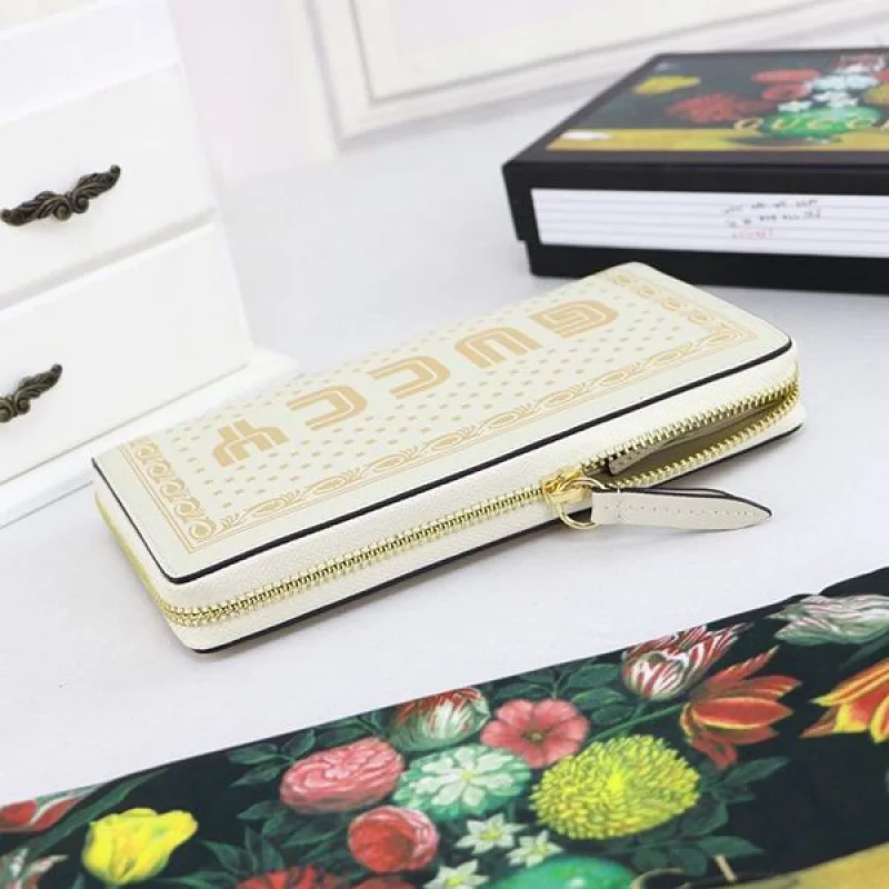 追跡付き 安いグッチ GUCCY プリント レザー ロングウォレット コピー 510488 gud99978