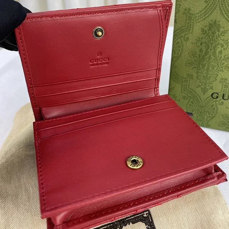 おすすめグッチ コピー GGマーモント カードケース ウォレット gue62315