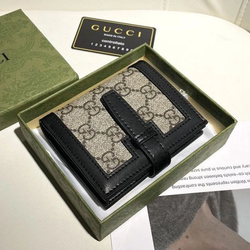 送料込 グッチ GGキルティング 折りたたみ財布 偽物 guk72442