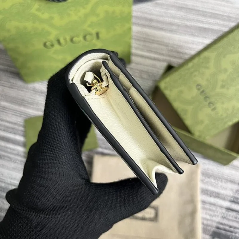 高品質グッチ GGスプリーム コピー コンパクト ウォレット【人気商品】 gun34312