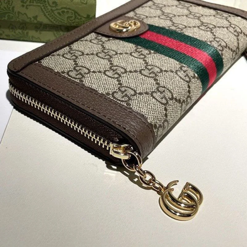 おすすめ グッチ ベージュ GG Supreme 財布 偽物 gus28340