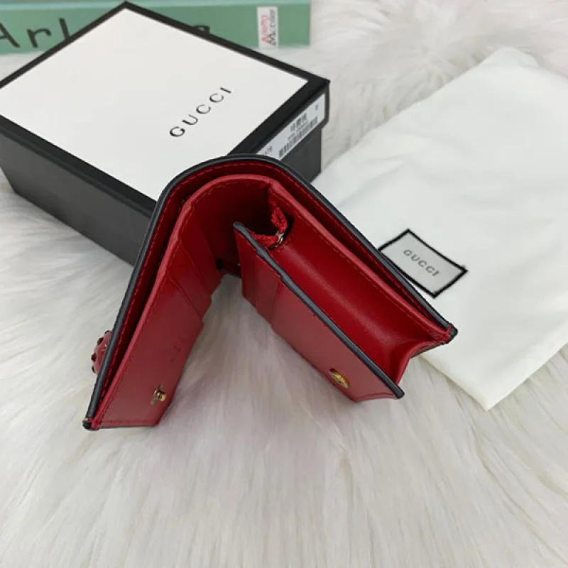 大人気!グッチ さくらんぼ 財布 偽物★かわいいチェリー GGスプリーム キャンバス カードケース激安 gus37265
