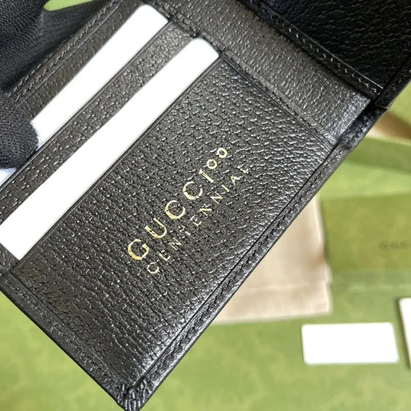《大人気》グッチ 100周年記念 ウォレット 二つ折り財布 コピー guu22010