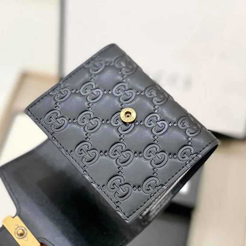 グッチ レディース最高な材質 折りたたみ財布 偽物 guv55106