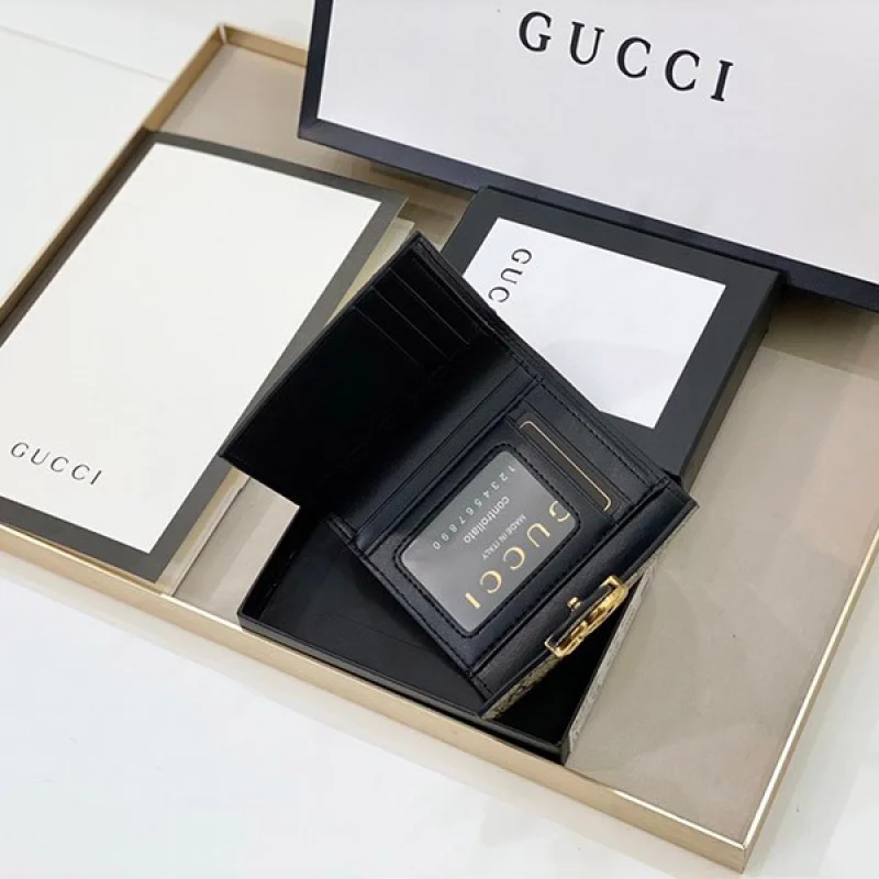 グッチ レディース最高な材質 折りたたみ財布 偽物 guv55106