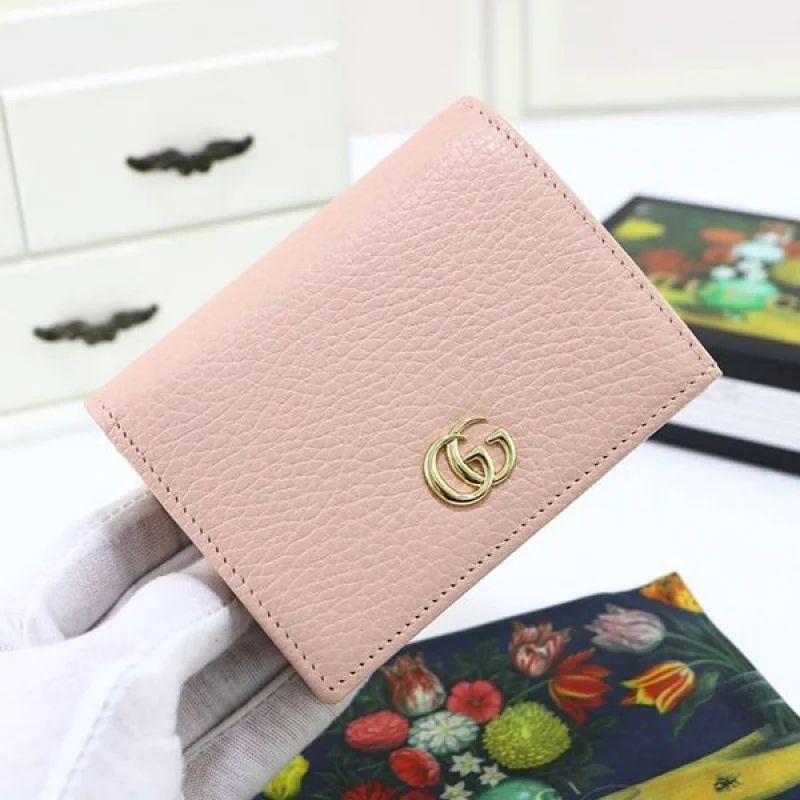 可愛いグッチ GGマーモント カードホルダー ウォレット コピー 456126