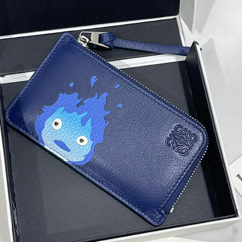 ロエベ コピー × ハウルの動く城 コイン&カードホルダー lob24791