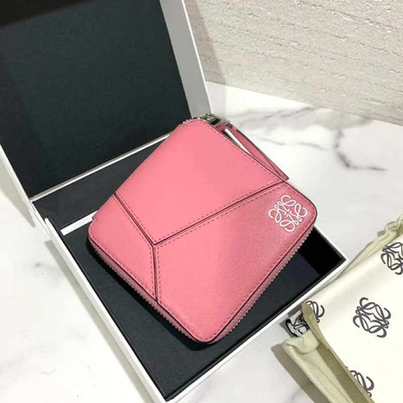 完売必至 ロエベ◇パズル◇ラウンドジップ二つ折り財布 コピー lob61633