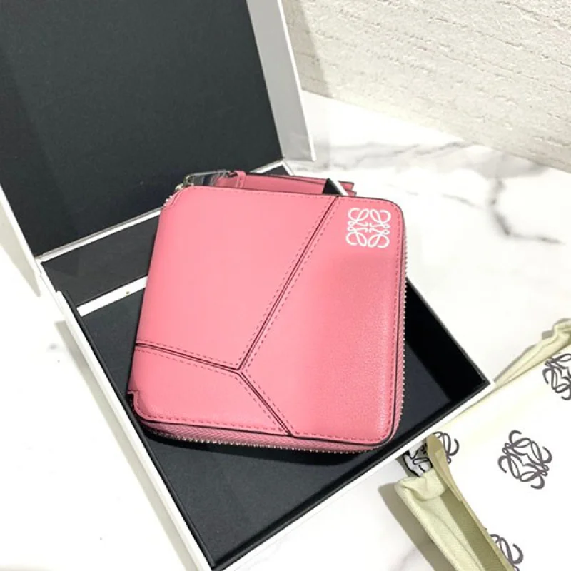 完売必至 ロエベ◇パズル◇ラウンドジップ二つ折り財布 コピー lob61633