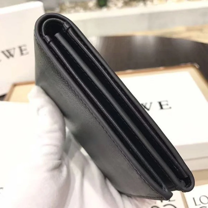 《大人気》ロエベ バイフォールド ウォレット 二つ折り財布 偽物 2色 log28805