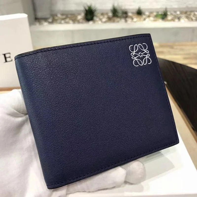 《大人気》ロエベ バイフォールド ウォレット 二つ折り財布 偽物 2色 log28805