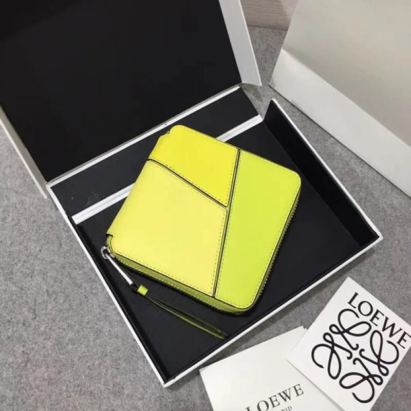 超話題!ロエベ◇パズル 偽物 ラウンドジップ二つ折り財布 loi03845