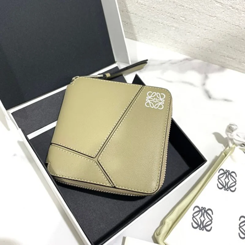 完売必至 ロエベ◇パズル◇ラウンドジップ二つ折り財布 偽物 loj61297